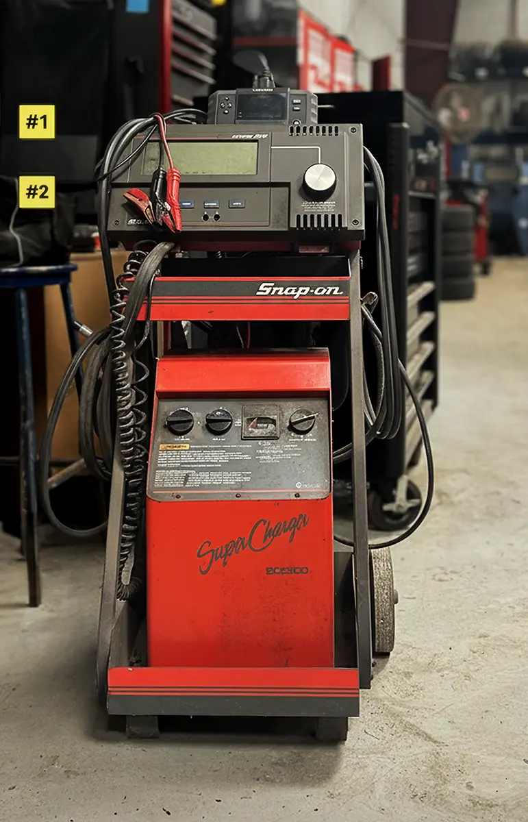 AE-Auto-battery-testing in the newmarket shop